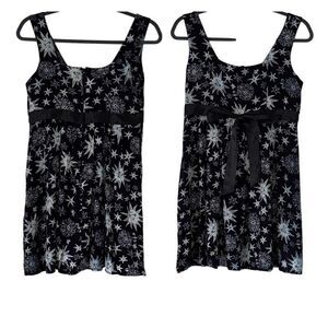 Paris Blues EUC 1990s Vintage Celestial Mini Dress Whimsygoth Moon And Stars S/5